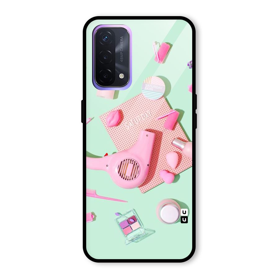 Night Out Slay Glass Back Case for Oppo A74 5G