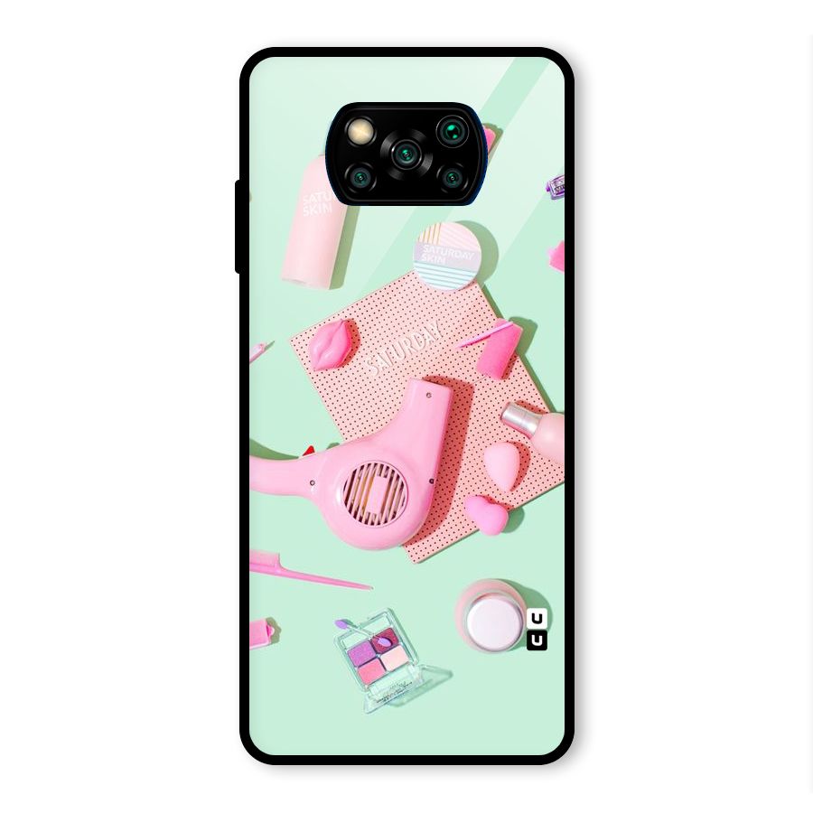 Night Out Slay Glass Back Case for Poco X3 Pro