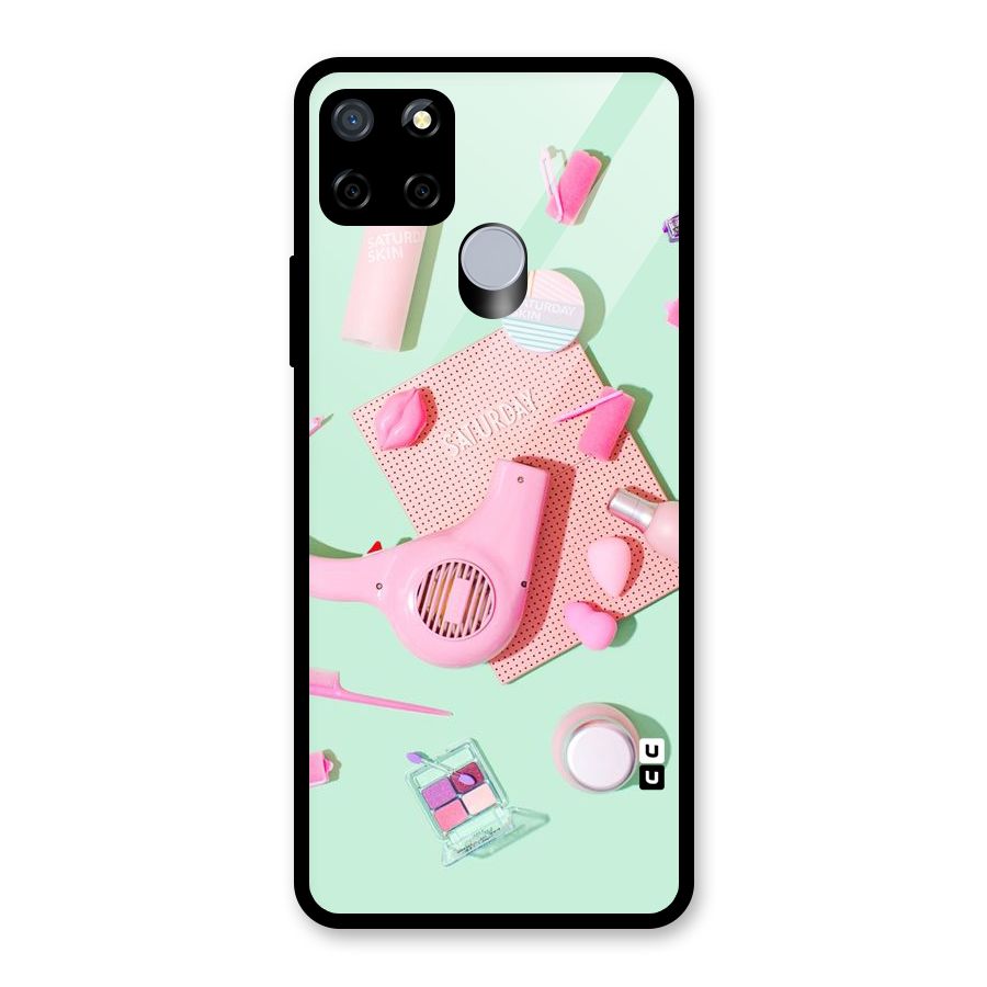 Night Out Slay Glass Back Case for Realme C12