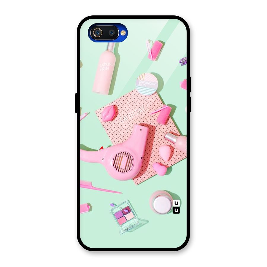 Night Out Slay Glass Back Case for Realme C2