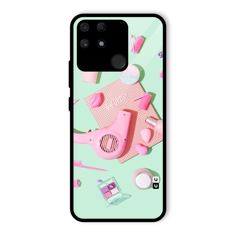 Night Out Slay Glass Back Case for Realme Narzo 50A