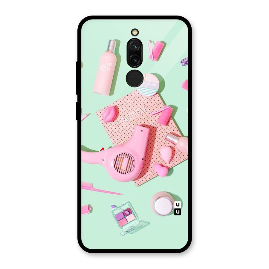 Night Out Slay Glass Back Case for Redmi 8