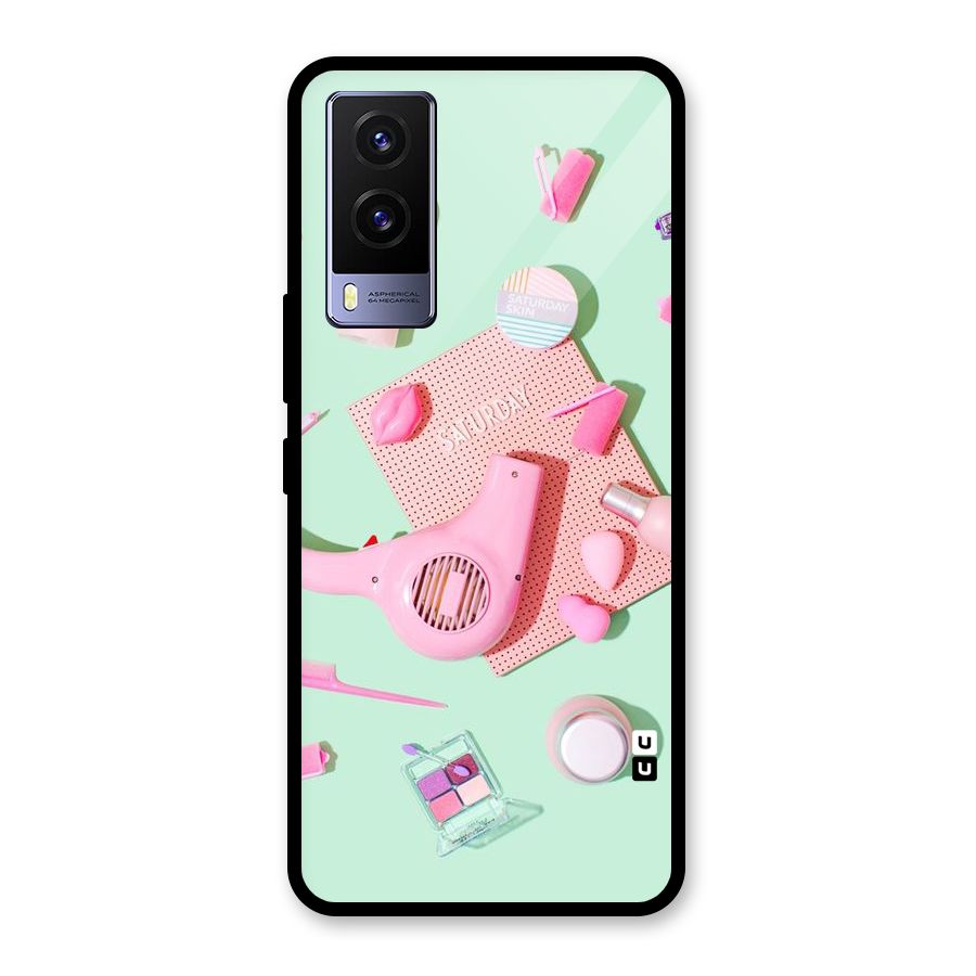 Night Out Slay Glass Back Case for Vivo V21e 5G