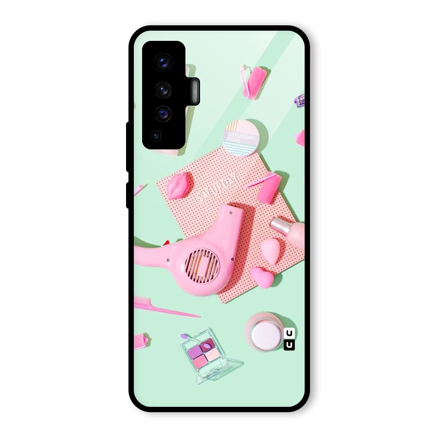 Night Out Slay Glass Back Case for Vivo X50