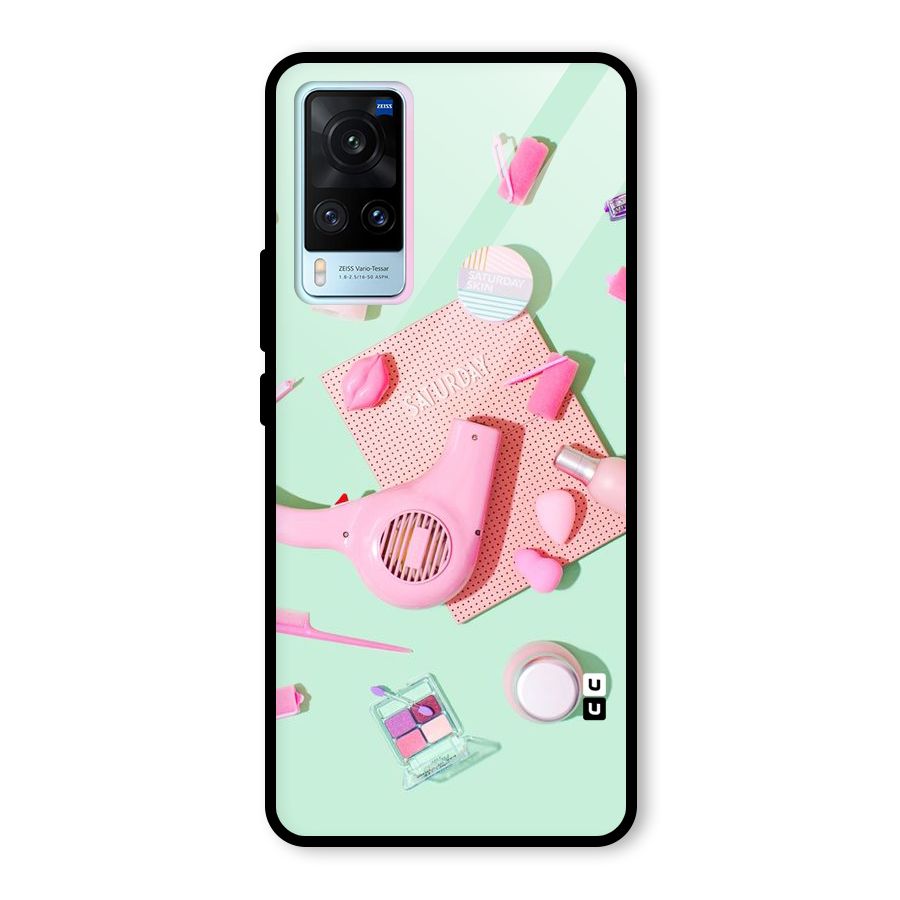 Night Out Slay Glass Back Case for Vivo X60