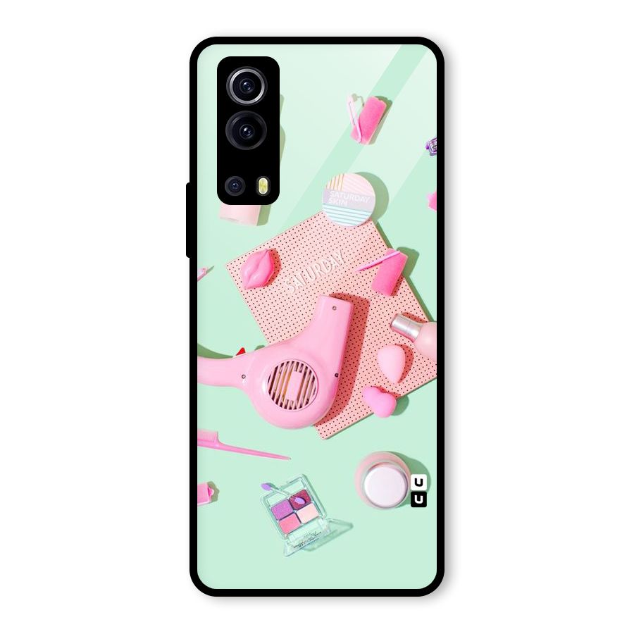 Night Out Slay Glass Back Case for Vivo iQOO Z3