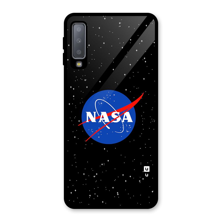 Night Sky NASA Glass Back Case for Galaxy A7 (2018)