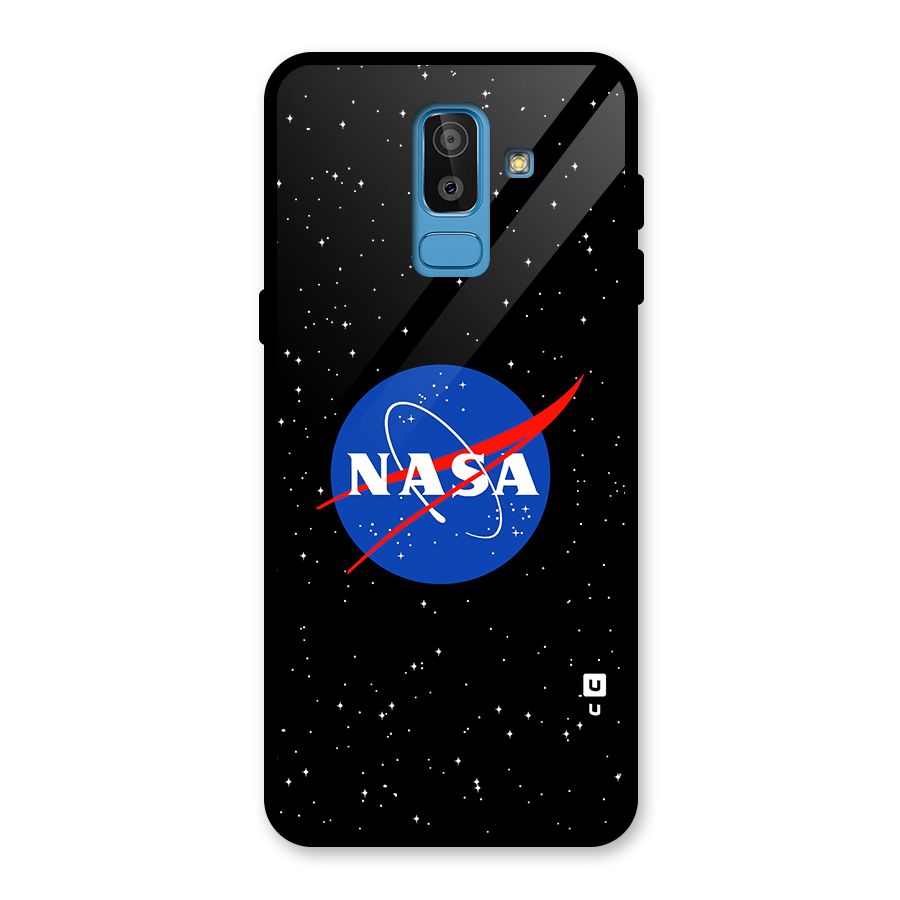 Night Sky NASA Glass Back Case for Galaxy J8