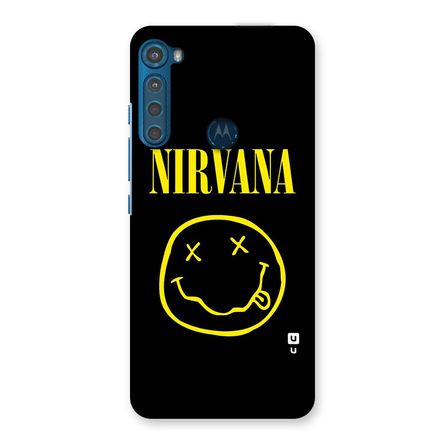 Nirvana Smiley Back Case for Motorola One Fusion Plus