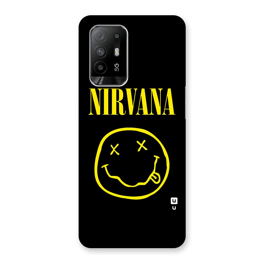 Nirvana Smiley Back Case for Oppo F19 Pro Plus 5G