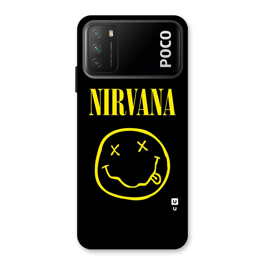 Nirvana Smiley Back Case for Poco M3