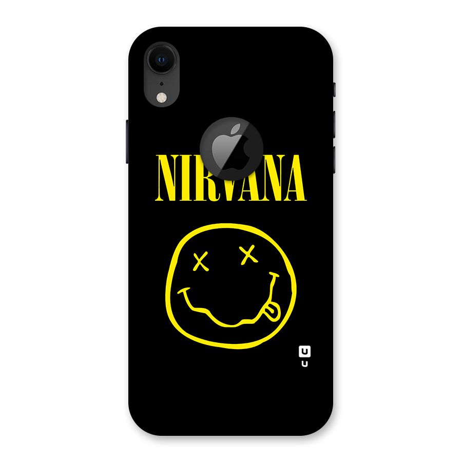 Nirvana Smiley Back Case for iPhone XR Logo Cut