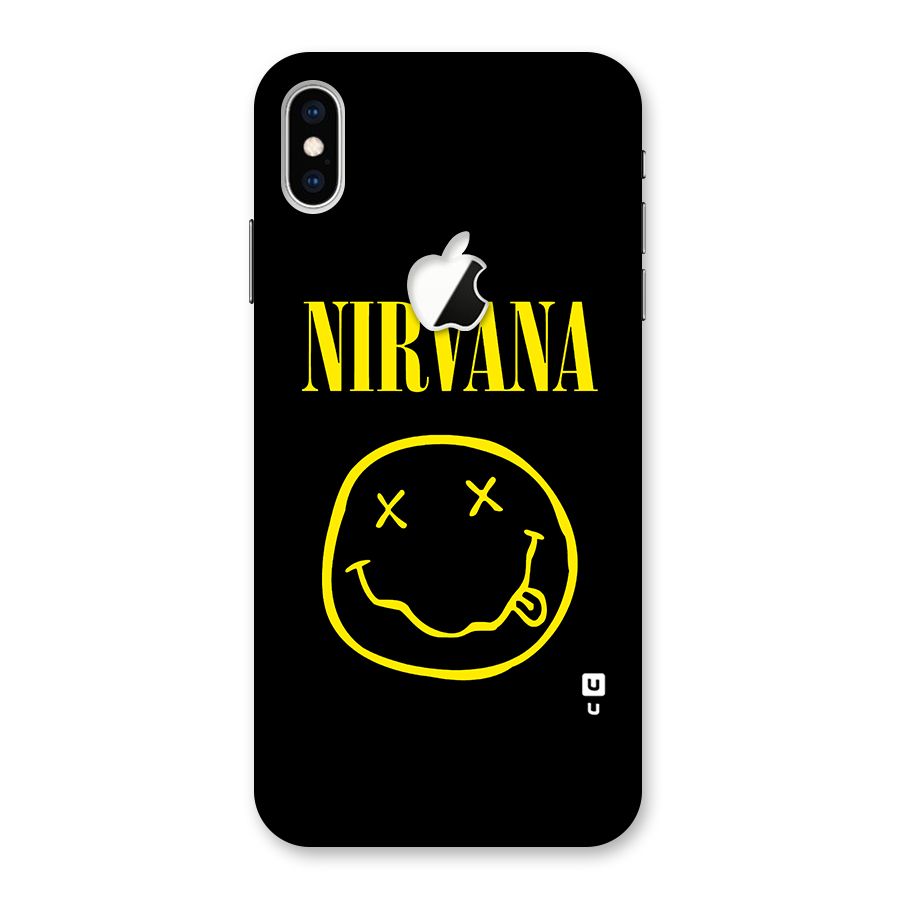 Nirvana Smiley Back Case for iPhone XS Max Apple Cut