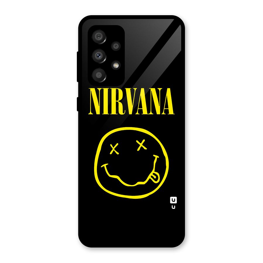 Nirvana Smiley Glass Back Case for Galaxy A32