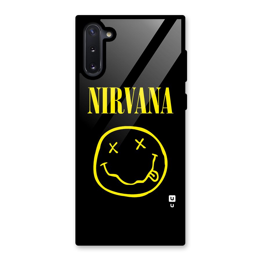 Nirvana Smiley Glass Back Case for Galaxy Note 10