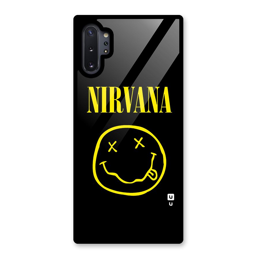 Nirvana Smiley Glass Back Case for Galaxy Note 10 Plus