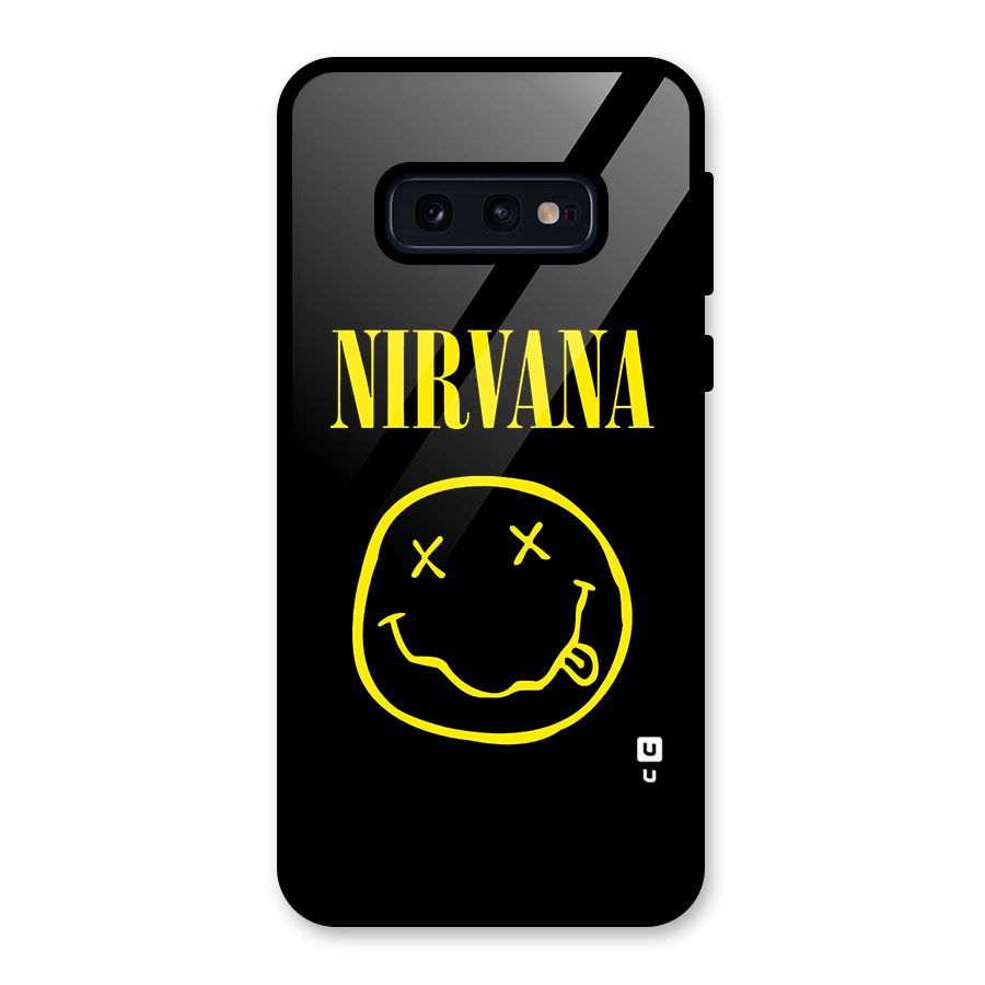 Nirvana Smiley Glass Back Case for Galaxy S10e