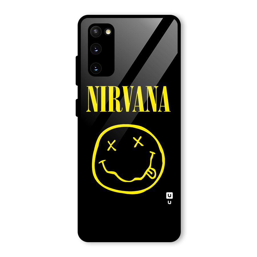 Nirvana Smiley Glass Back Case for Galaxy S20 FE 5G