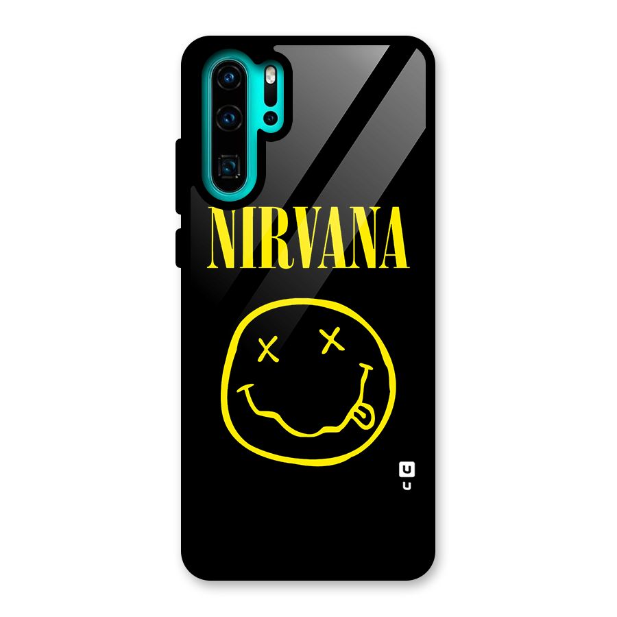 Nirvana Smiley Glass Back Case for Huawei P30 Pro
