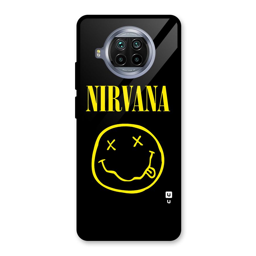 Nirvana Smiley Glass Back Case for Mi 10i