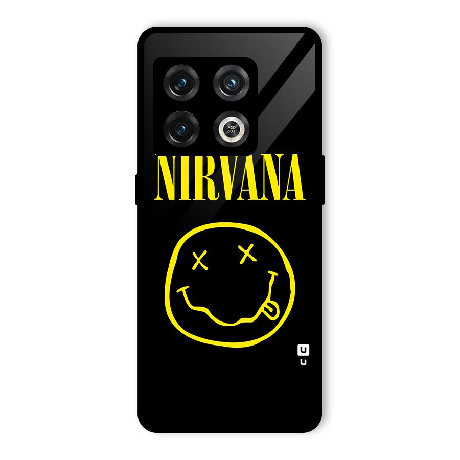 Nirvana Smiley Glass Back Case for OnePlus 10 Pro 5G
