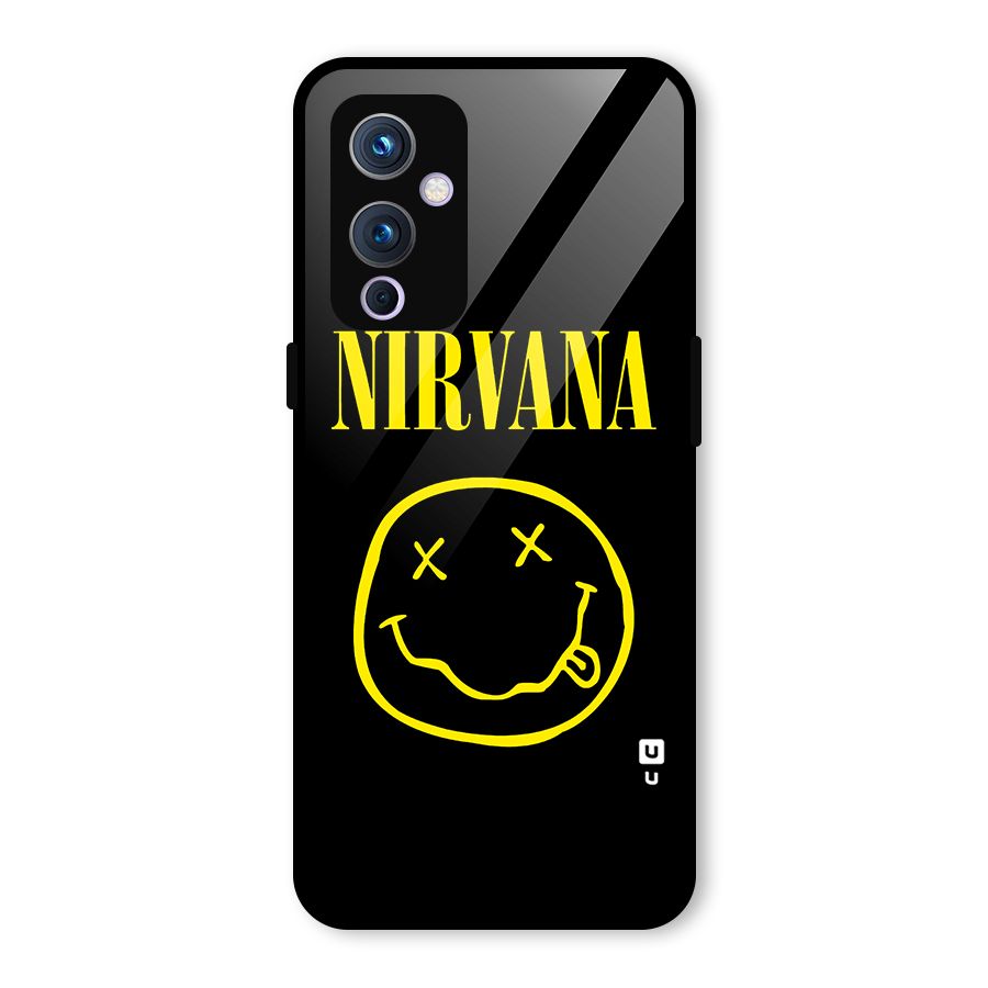 Nirvana Smiley Glass Back Case for OnePlus 9