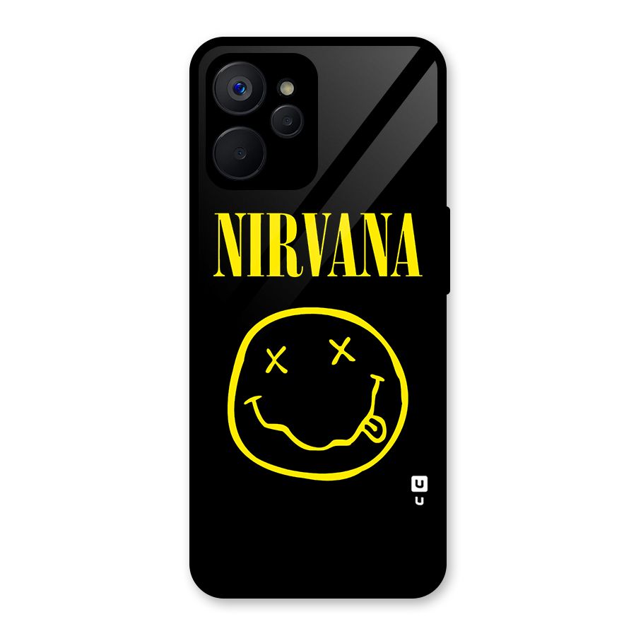 Nirvana Smiley Glass Back Case for Realme 9i 5G