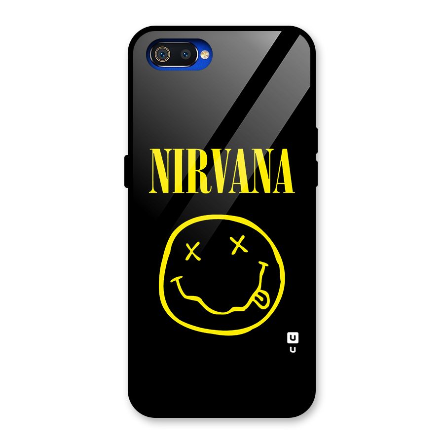 Nirvana Smiley Glass Back Case for Realme C2