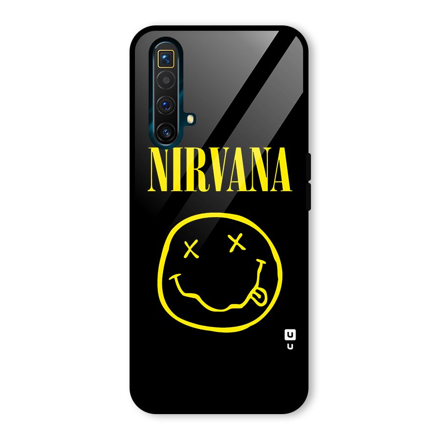 Nirvana Smiley Glass Back Case for Realme X3