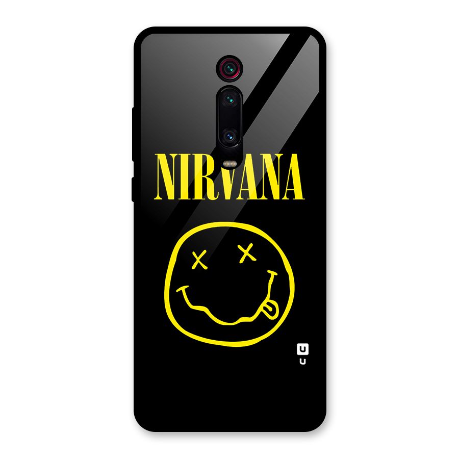 Nirvana Smiley Glass Back Case for Redmi K20 Pro
