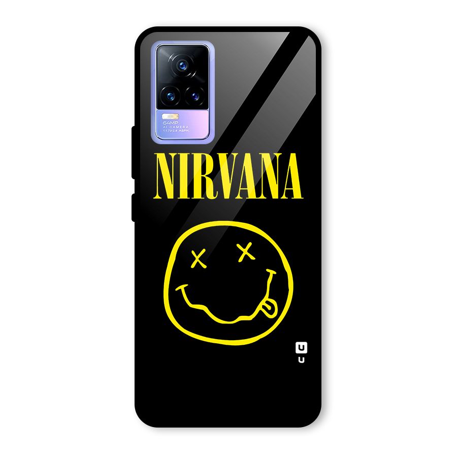 Nirvana Smiley Glass Back Case for Vivo Y73