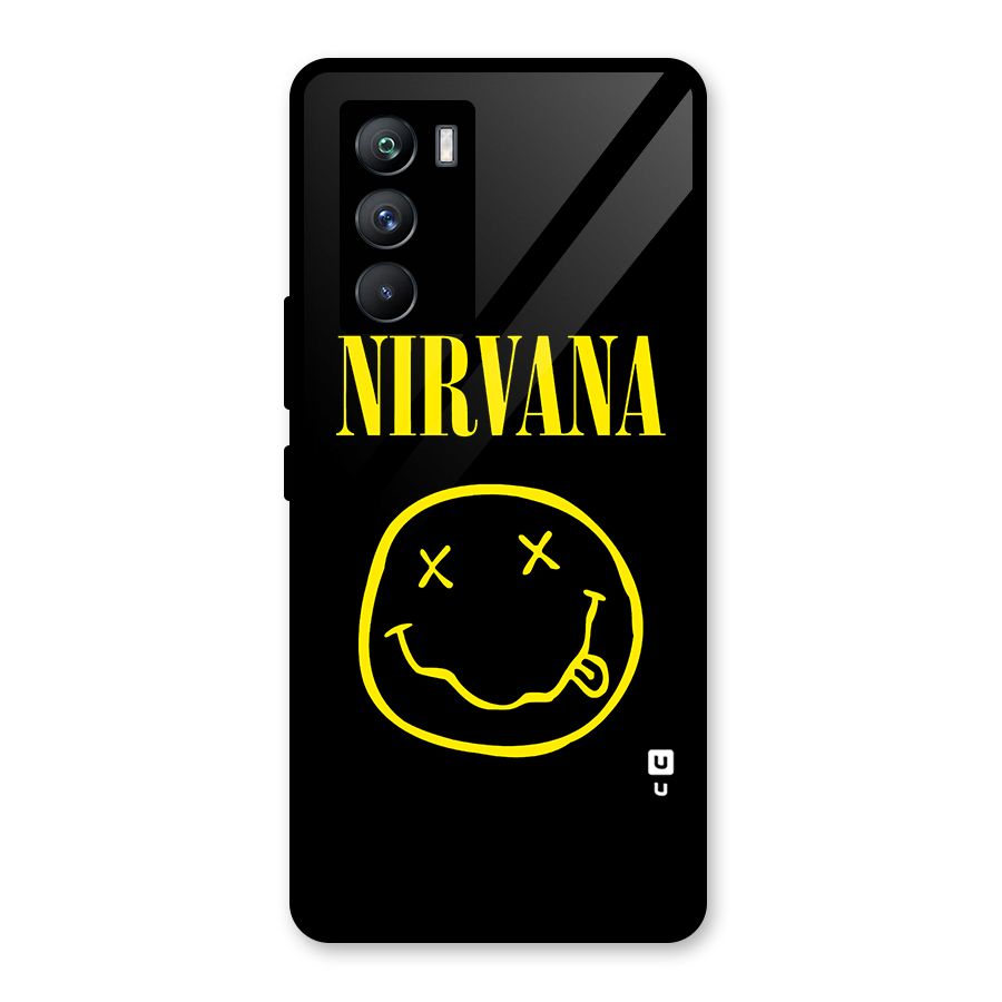Nirvana Smiley Glass Back Case for Vivo iQOO 9 SE