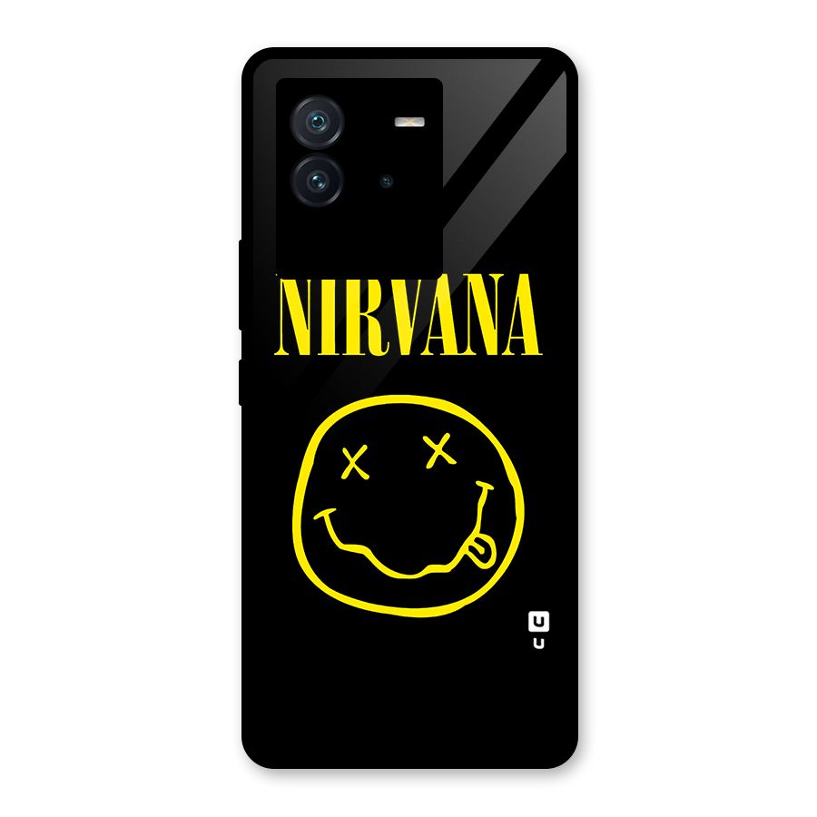 Nirvana Smiley Glass Back Case for Vivo iQOO Neo 6 5G