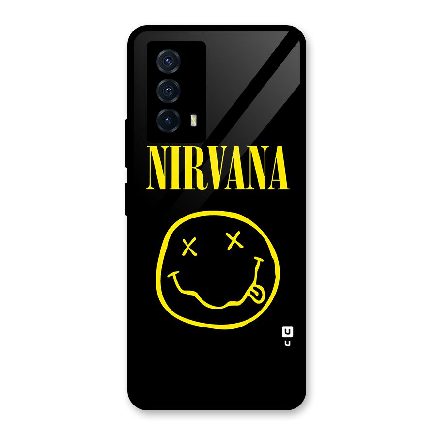 Nirvana Smiley Glass Back Case for Vivo iQOO Z5