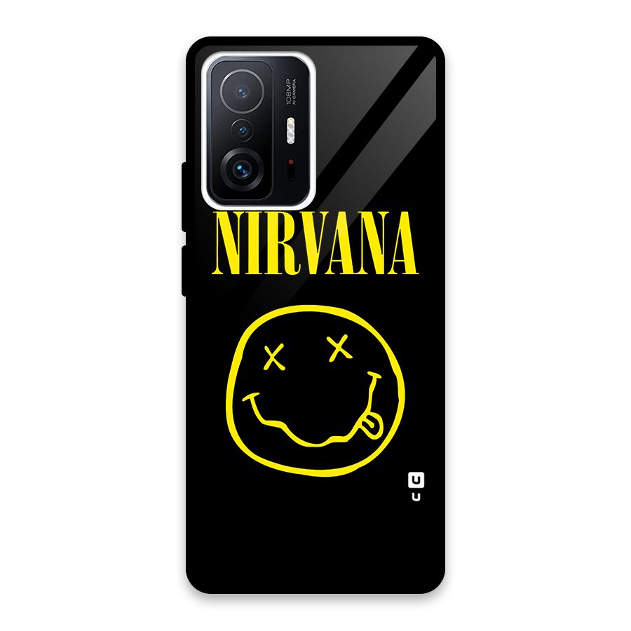 Nirvana Smiley Glass Back Case for Xiaomi 11T Pro