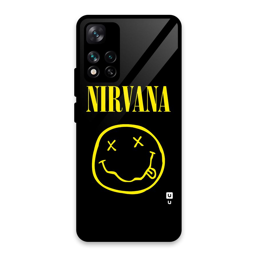 Nirvana Smiley Glass Back Case for Xiaomi 11i HyperCharge 5G