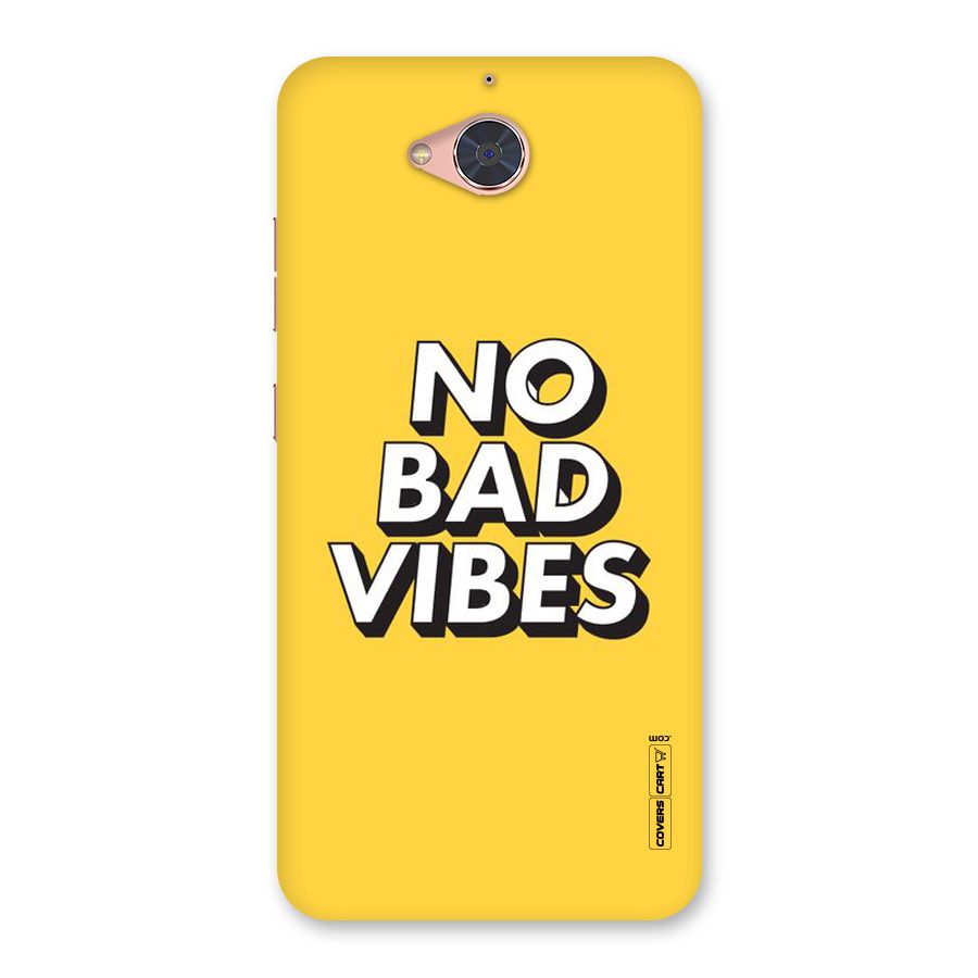 No Bad Vibes Back Case for Gionee S6 Pro