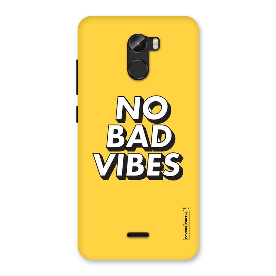 No Bad Vibes Back Case for Gionee X1