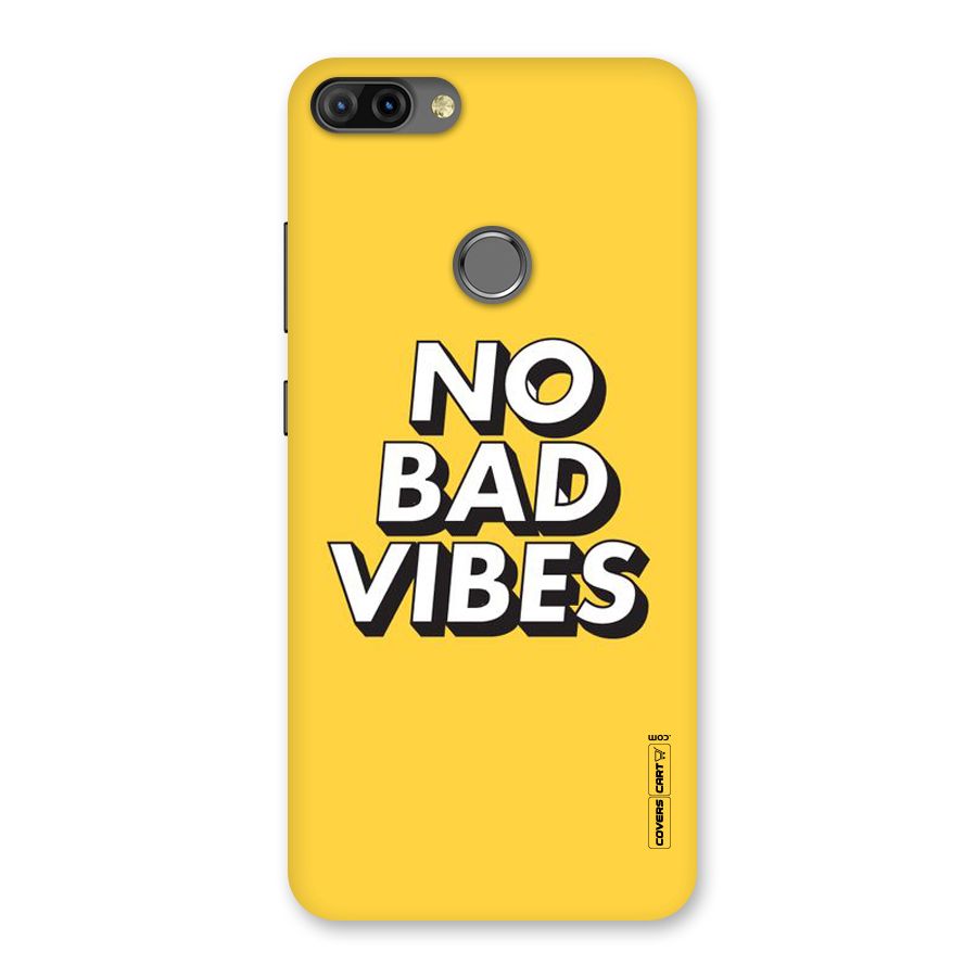 No Bad Vibes Back Case for Infinix Hot 6 Pro