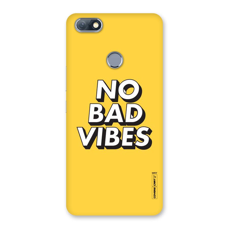 No Bad Vibes Back Case for Infinix Note 5