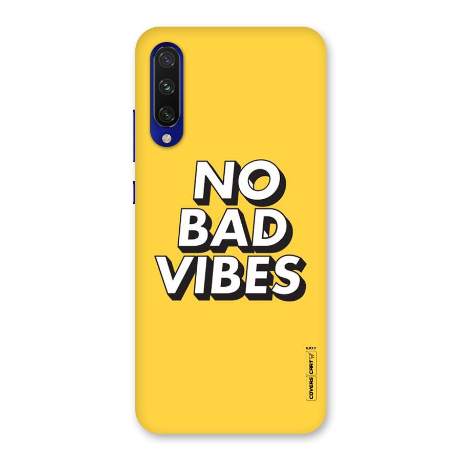 No Bad Vibes Back Case for Mi A3