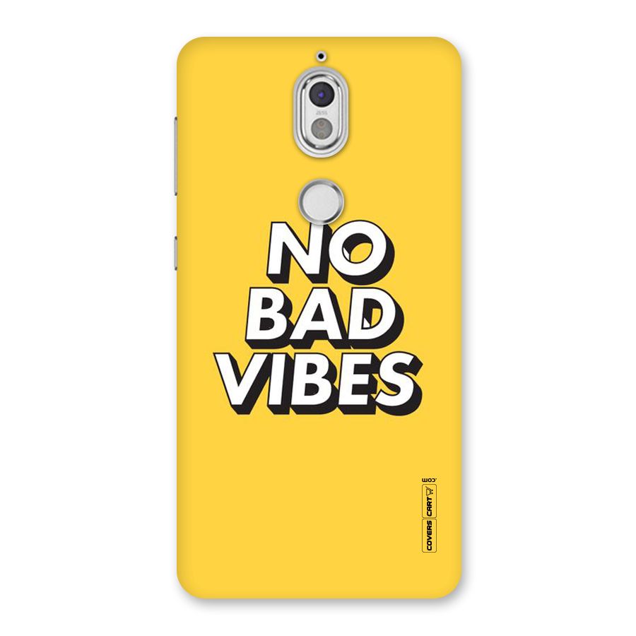 No Bad Vibes Back Case for Nokia 7