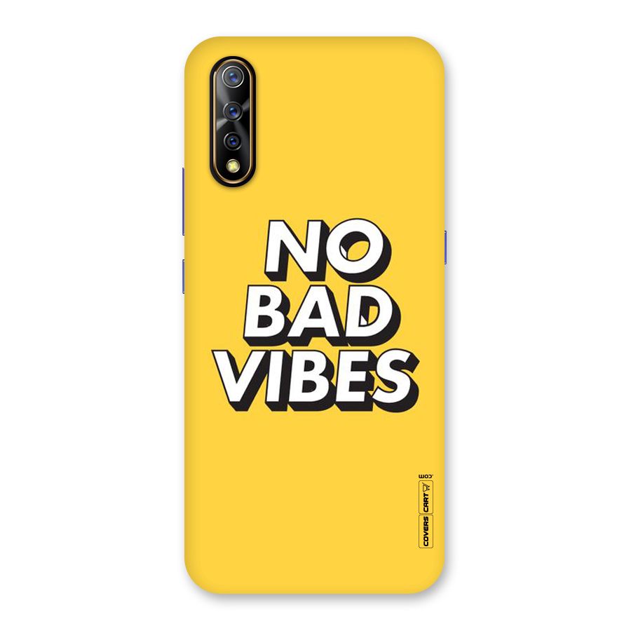 No Bad Vibes Back Case for Vivo S1