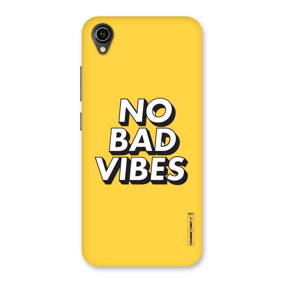 No Bad Vibes Back Case for Vivo Y90