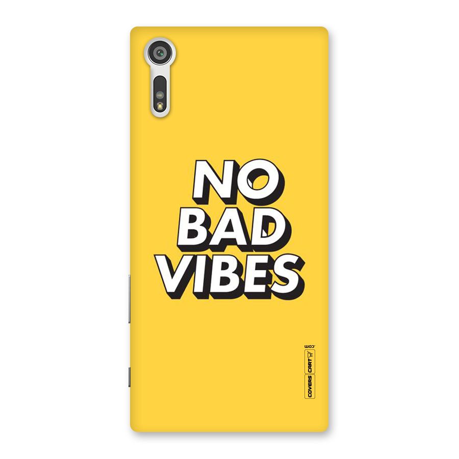 No Bad Vibes Back Case for Xperia XZ