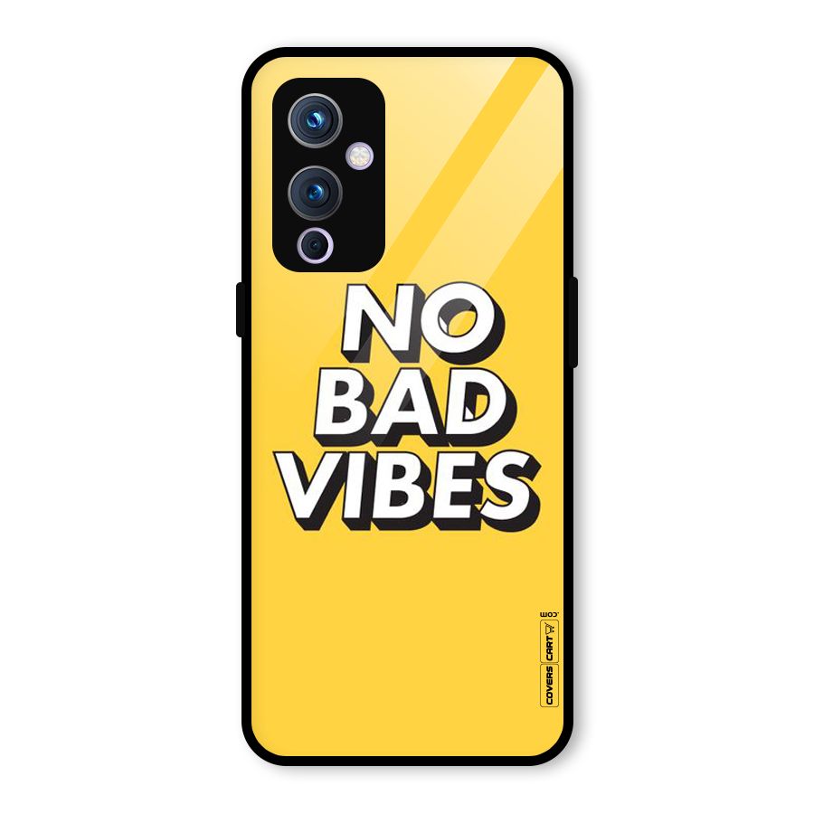 No Bad Vibes Glass Back Case for OnePlus 9