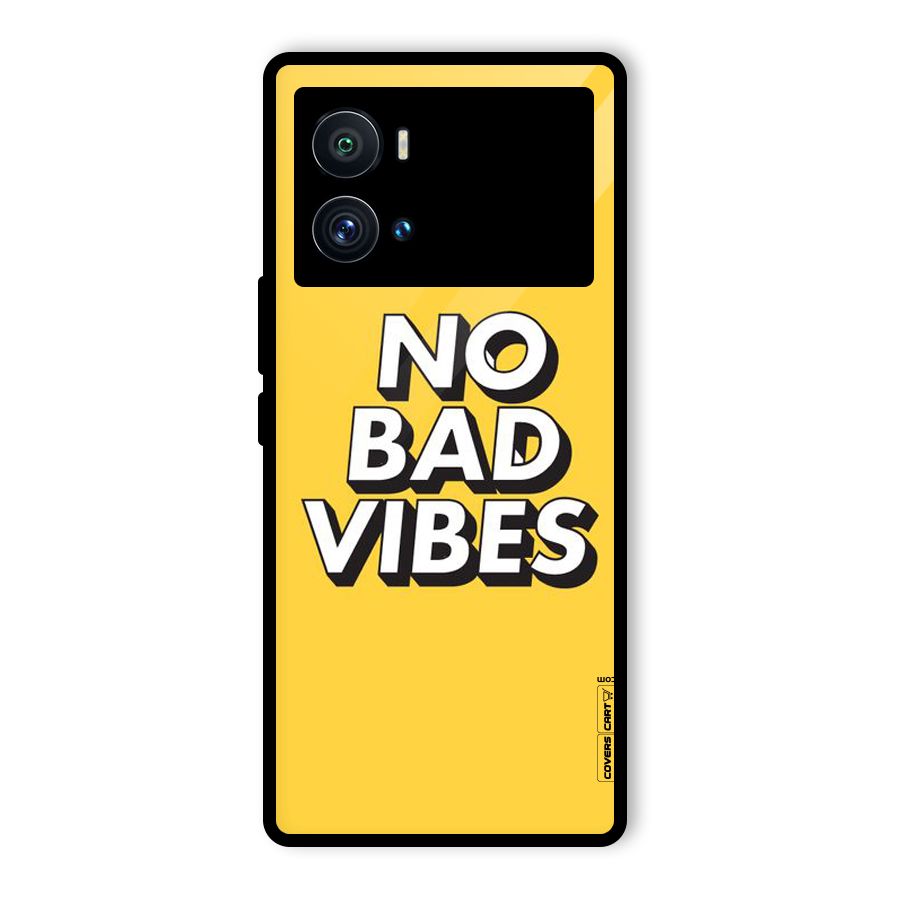 No Bad Vibes Glass Back Case for Vivo iQOO 9 Pro