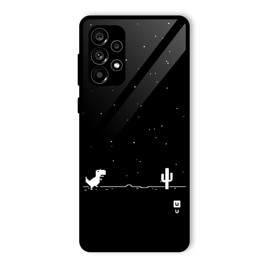 No Connection Night Glass Back Case for Galaxy A73 5G