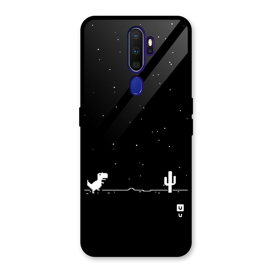 No Connection Night Glass Back Case for Oppo A9 (2020)
