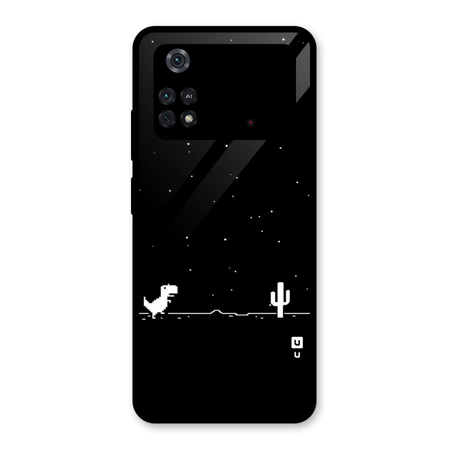 No Connection Night Glass Back Case for Poco M4 Pro 4G